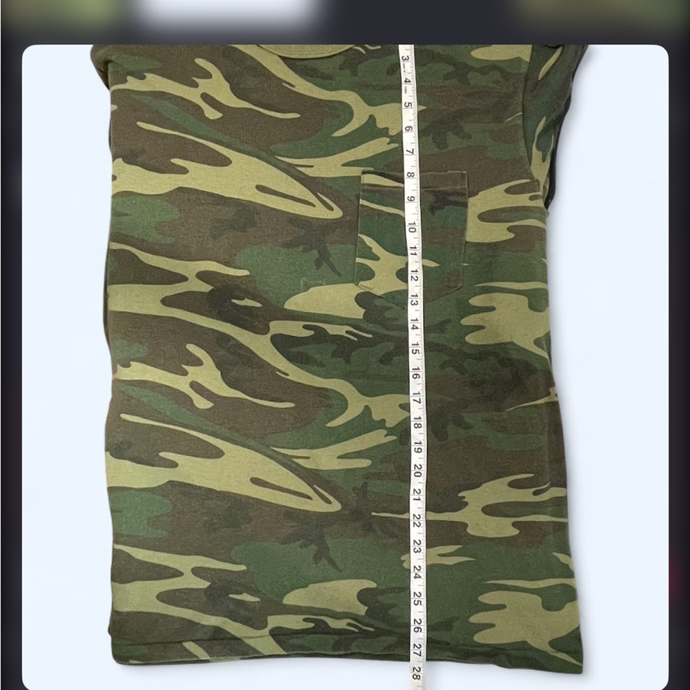 Vintage Ranger Camo Ringer Tee Shirt - Picture 9 of 9